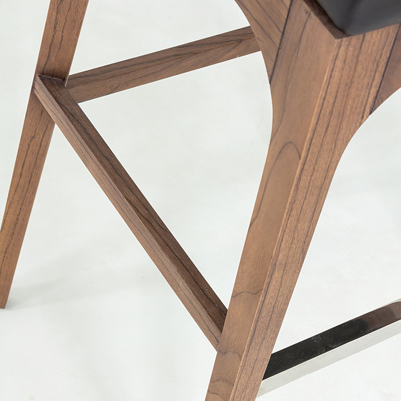 Moderno Stool, Black, Bar Stool (31" Seat Height)