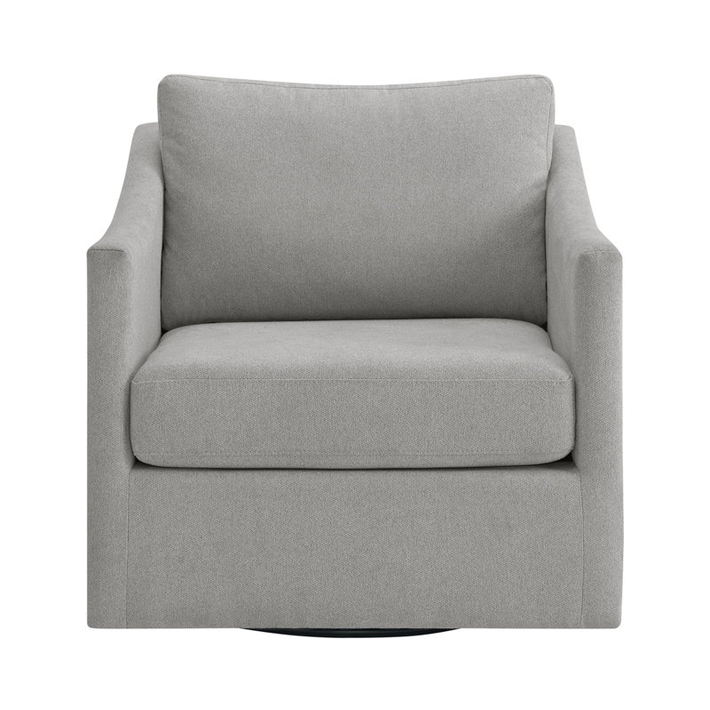 Chaise pivotante Toms en gris clair Freya