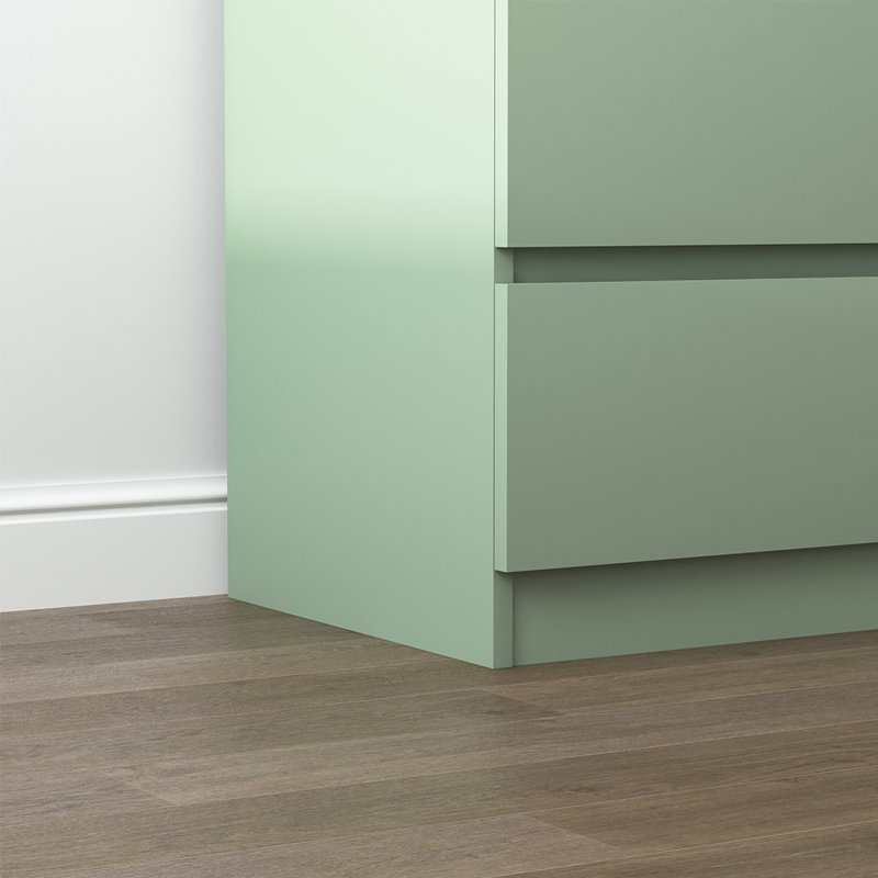 Commode double 6 tiroirs, Vert
