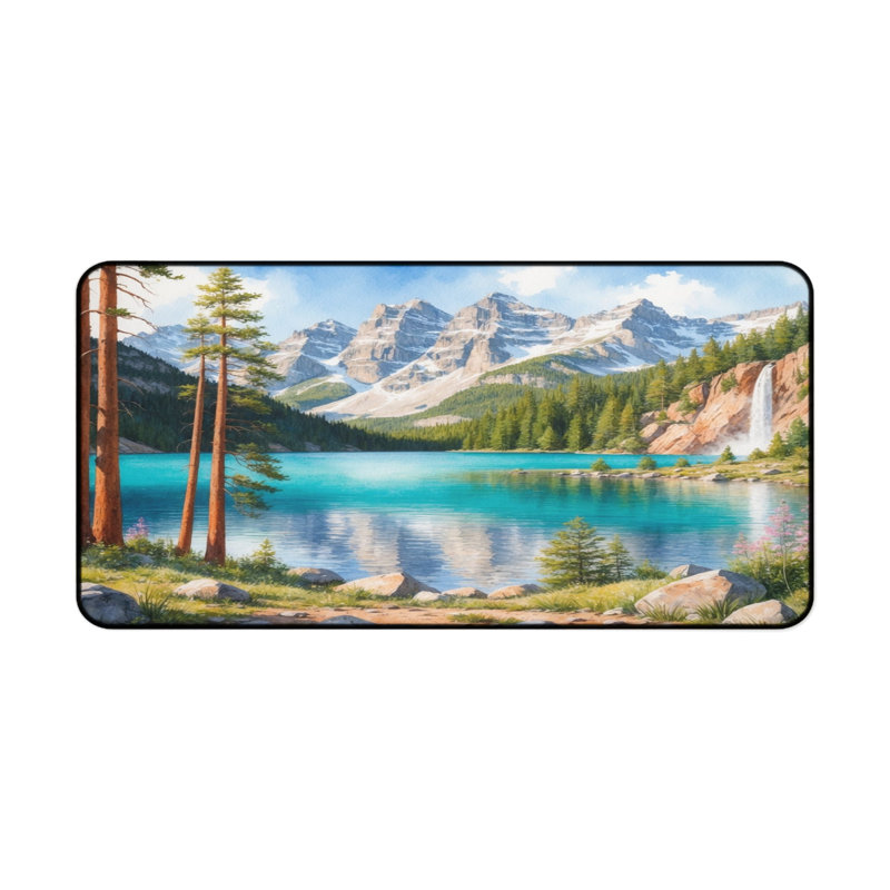 Polyester Desk Pad, 14.4x12.1