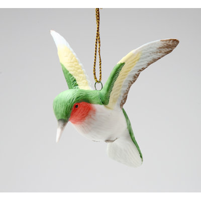 Fine Porcelain Hummingbird Ornament 