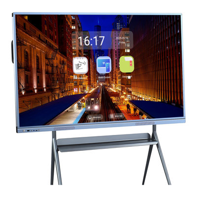 JYXCN Smart Board 4K Touch Screen, Digital Whiteboard, Electronic Calendar and Advertising Display, Dual System Smart Board for Classroom and Business Presentations