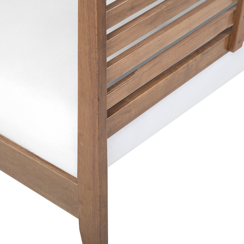 Baird Solid Wood Bed, Dark Wood, Super King(6')