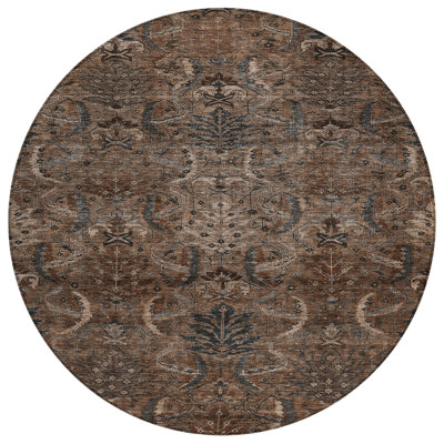 Chayil Machine Washable Indoor/Outdoor Rug