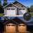 Gooseneck Barn Light With Gfci Outlet, Outdoor E26 Base Dusk To Dawn Floodlight, Black