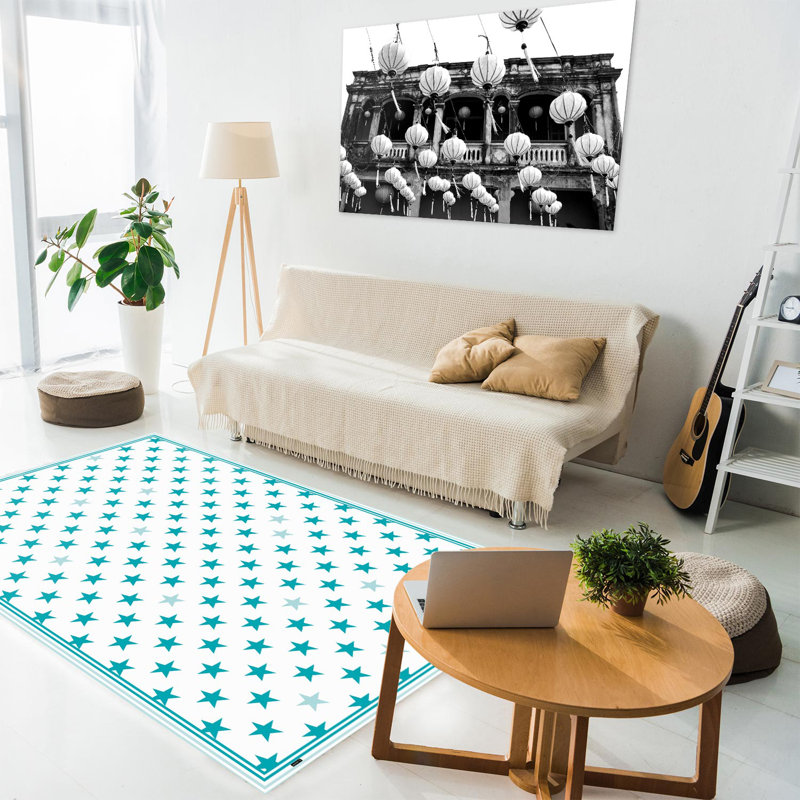 Milian Geometric Indoor Doormat, 136 x 203 cm