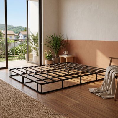 Brambory King 8" Quad-Fold Instant Setup Metal Box Spring