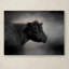 Art mural sur toile tendue - Art mural «Portrait of the Black Angus» par Jai Johnson pour décor de salon, de chambre à coucher ou de bureau - 35 x 47-31454018