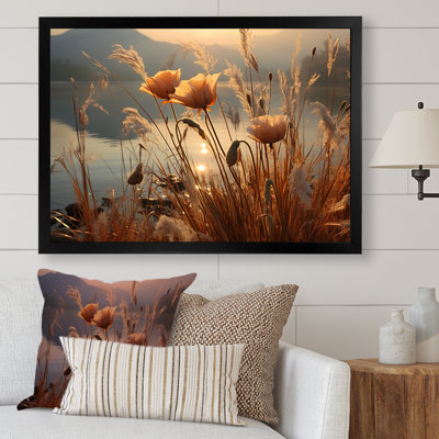 Sunset Wildflower Serenade - Wildflowers Canvas Print