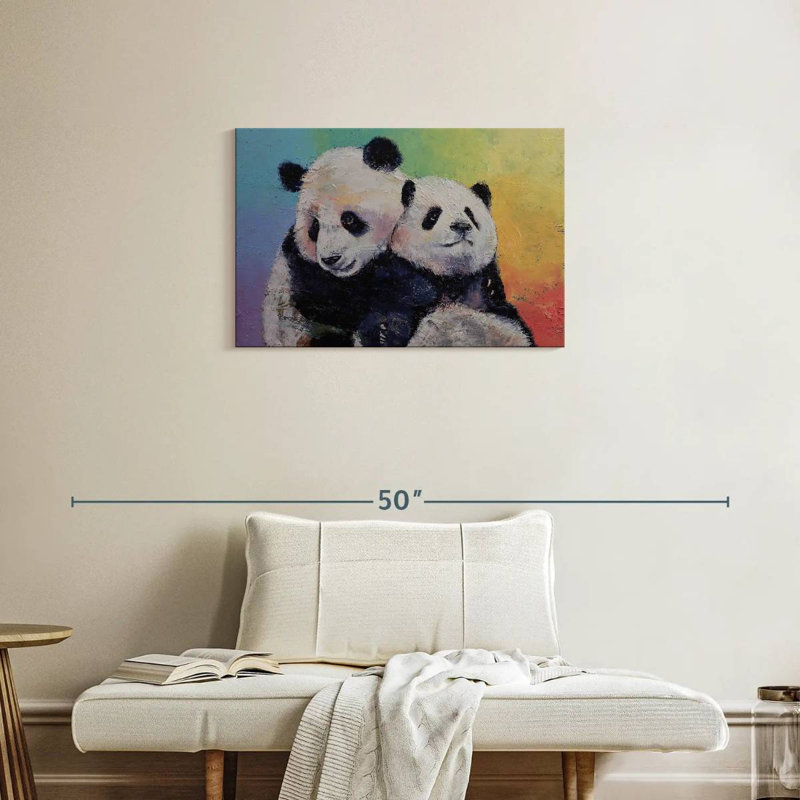 Brampt Panda Hugs, 20" H x 30" W