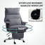Chaise de bureau rembourrée avec support lombaire-123954040