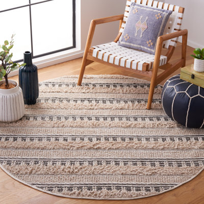 Babs Hand Woven Cotton Striped Rug