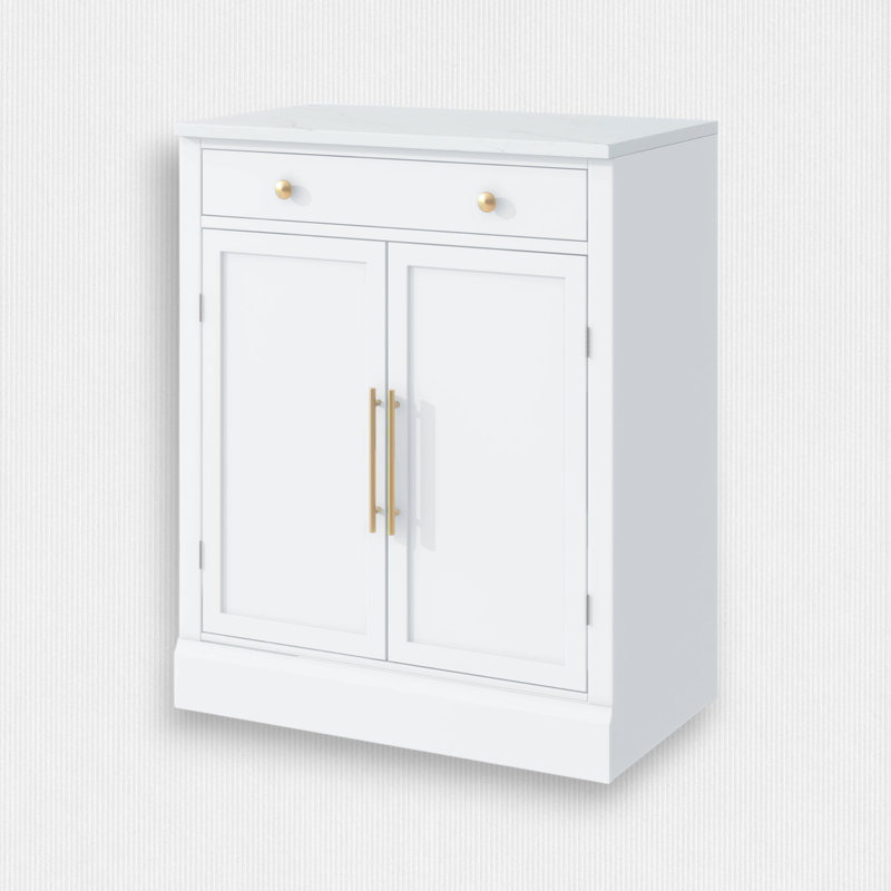 28.7" Sideboard, White