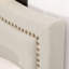 Grand lit plateforme en tissu d’ameublement Windsor