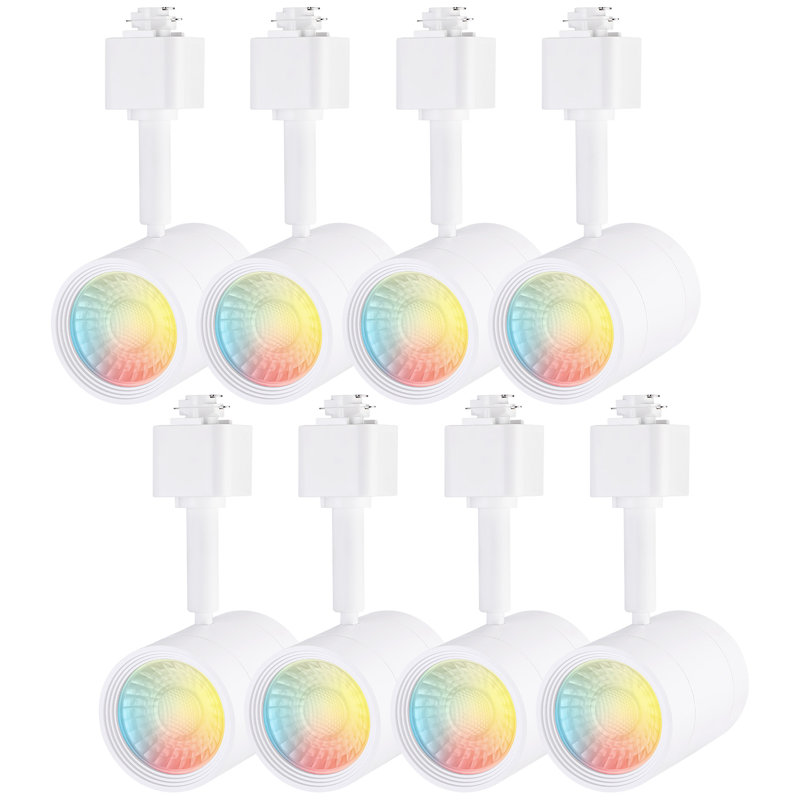 Luminaire sur rail à DEL 8,5 W Vectis, intensité variable, type H, CRI 90, blanc, Blanc mat