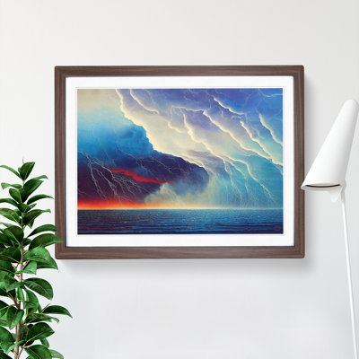 Compelling Thunderstorm - Framed Print