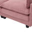Canapé modulaire surdimensionné de 102 pouces à 4 places avec repose-pieds mobile, canapé convertible en L en velours côtelé pour le salon et le bureau-18553423