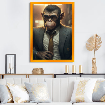 «Mafia Monkey», impression sur toile