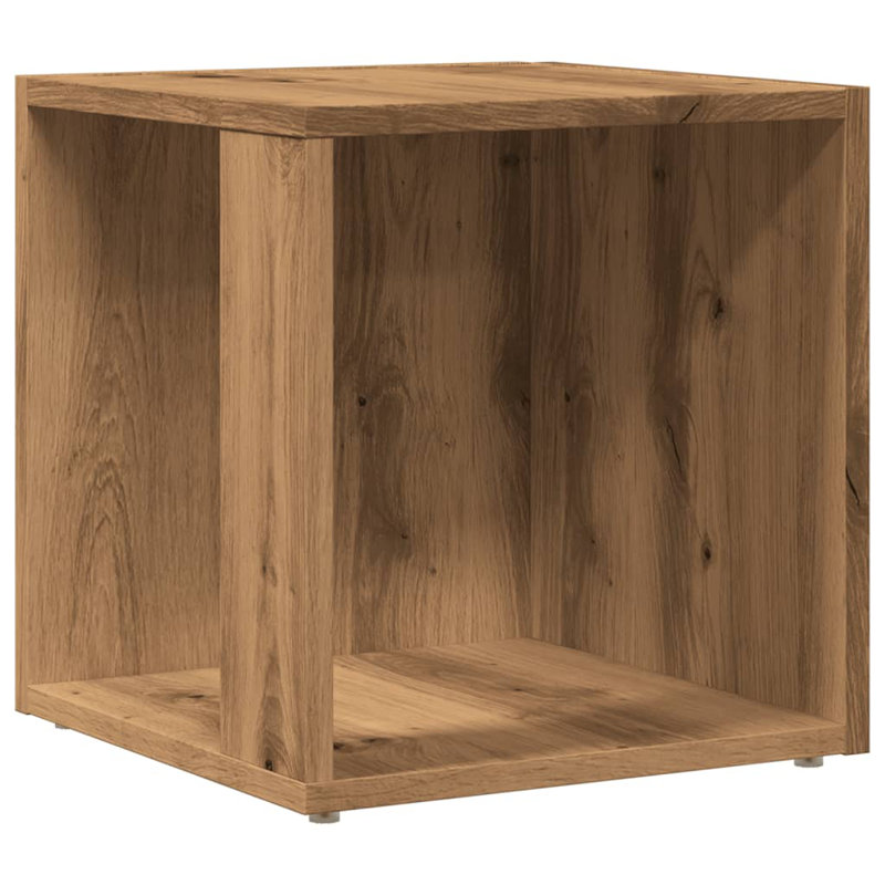 Bithiah Block End Table, Artisan Oak