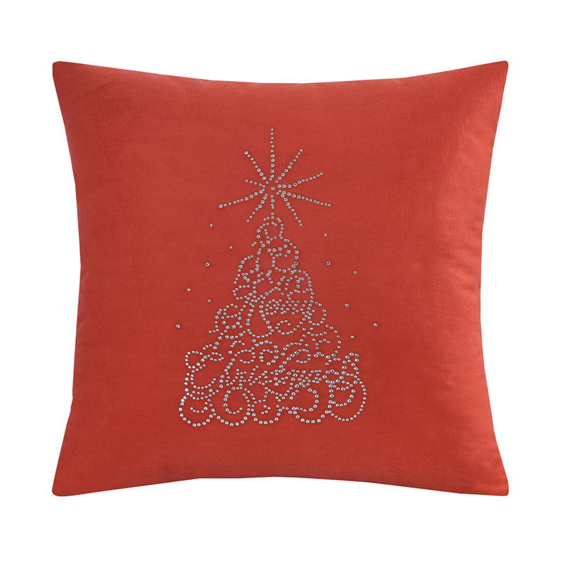 Coussin décoratif saison des fêtes de Noël, Pas de bourre