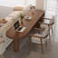 Bureau double caisson en bois massif clair avec tiroirs-1219045451