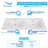 47.2" Solid Surface Resin Streamline Vanity Top