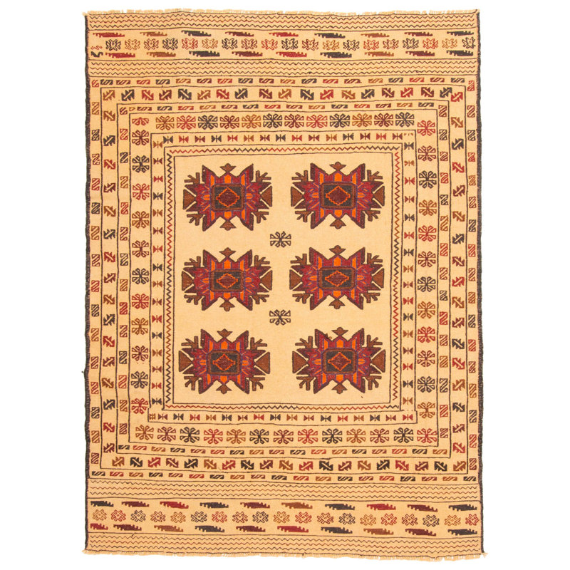 Tapisserie imhim Kilim 4 pi 7 po x 6 pi 2 po Imhoff