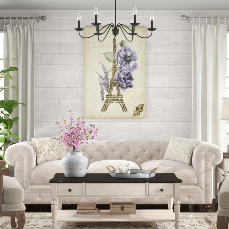 Paris Ephemera II by Grace Popp - Print on Canvas, 122cm H x 81cm W, Wrapped Canvas