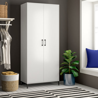 Clower 30'' Wide 7 - Shelf Storage Cabinet