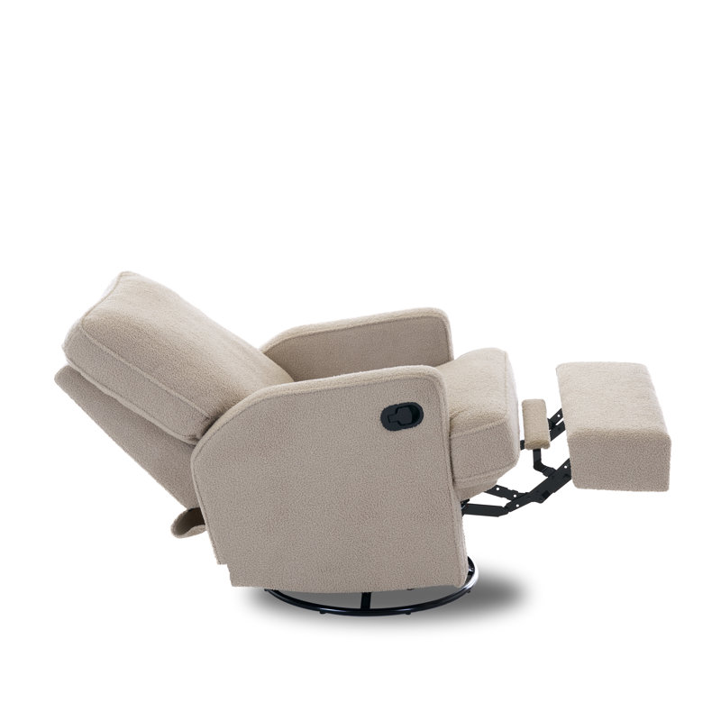 Madison Swivel Glider Recliner Chair, Truffle