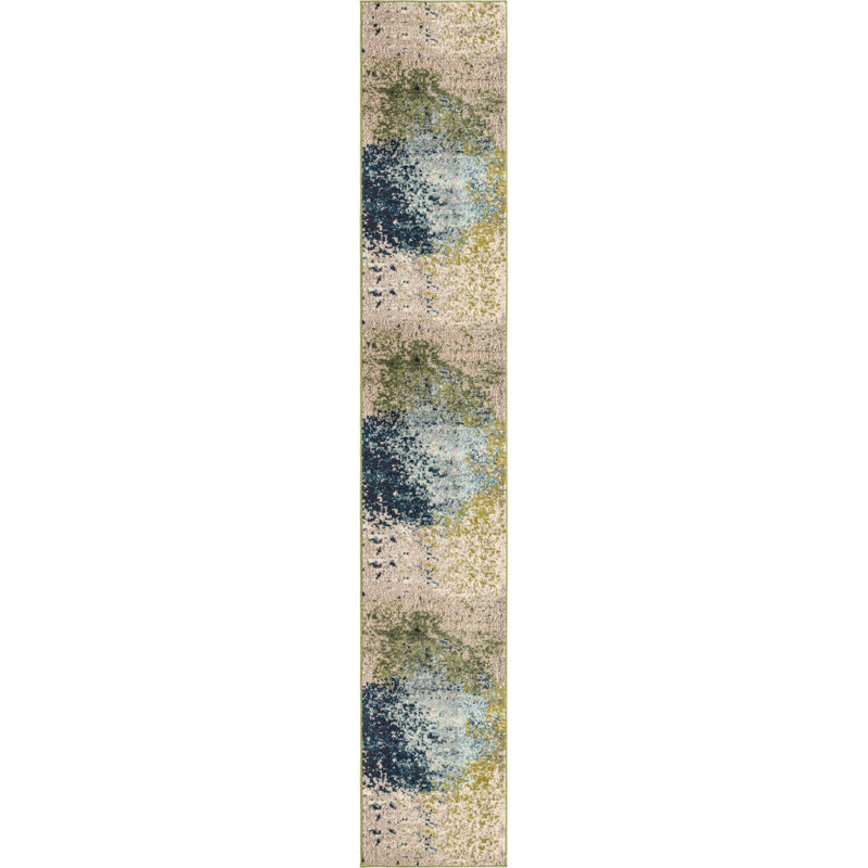 Estelle Abstract Indoor Rug, Runner 2'7" x 12'