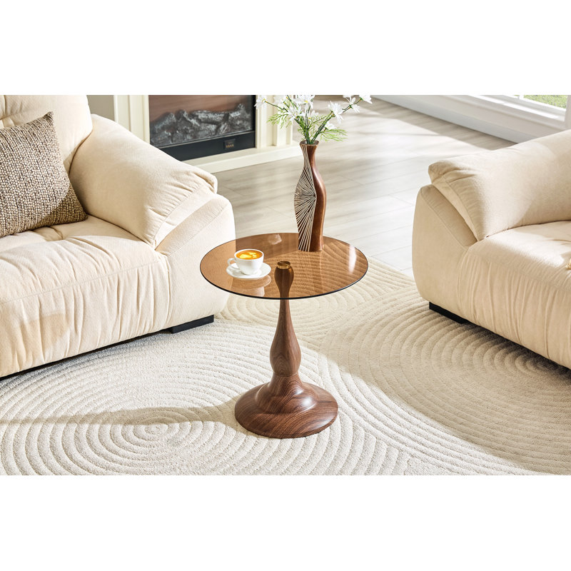 Petite table d'appoint en métal