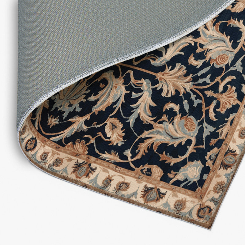 Tapis d'intérieur et d'extérieur brun Persian, Rectangulaire 8 pi x 10 pi