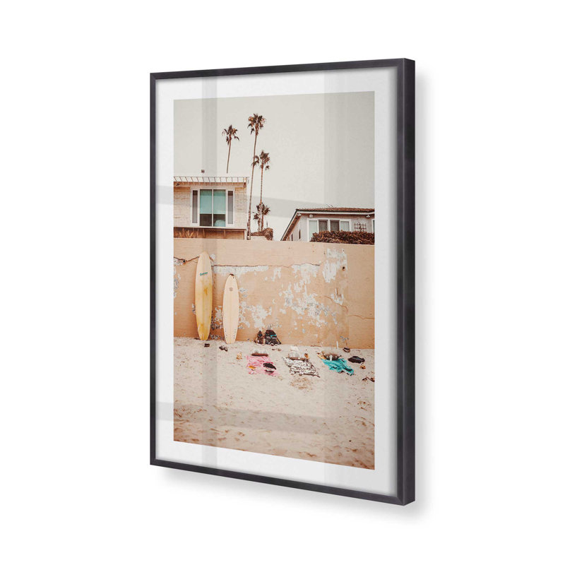 Surfside Dream Print, in a Frame,, 37.25" H x 25.25" W x 1.25" D, Weathered Zinc Framed