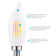 5 Watt (60 Watt Equivalent), CA11 LED, Dimmable Light Bulb, Warm White (2700K) E12/Candelabra Base