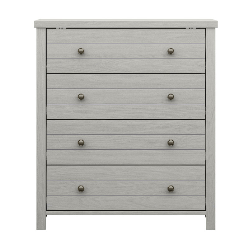 Helene 31.25" W 4-Drawer Chest, Gray