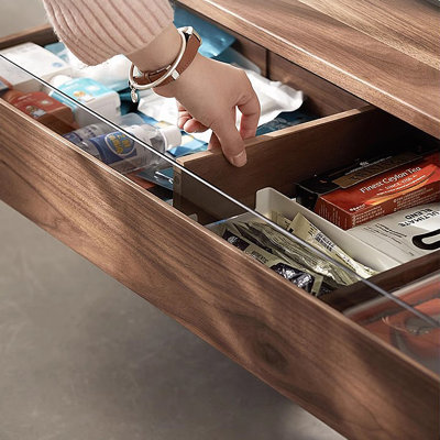 Console de télévision en bois avec rangement Minimalist