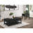 Sutter Distressed Java 1-Drawer Square End Table