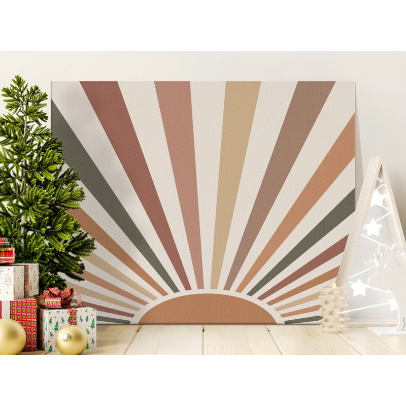 Wrapped Canvas Print Set, Grey/Tan, 81.28 cm H x 121.92 cm W