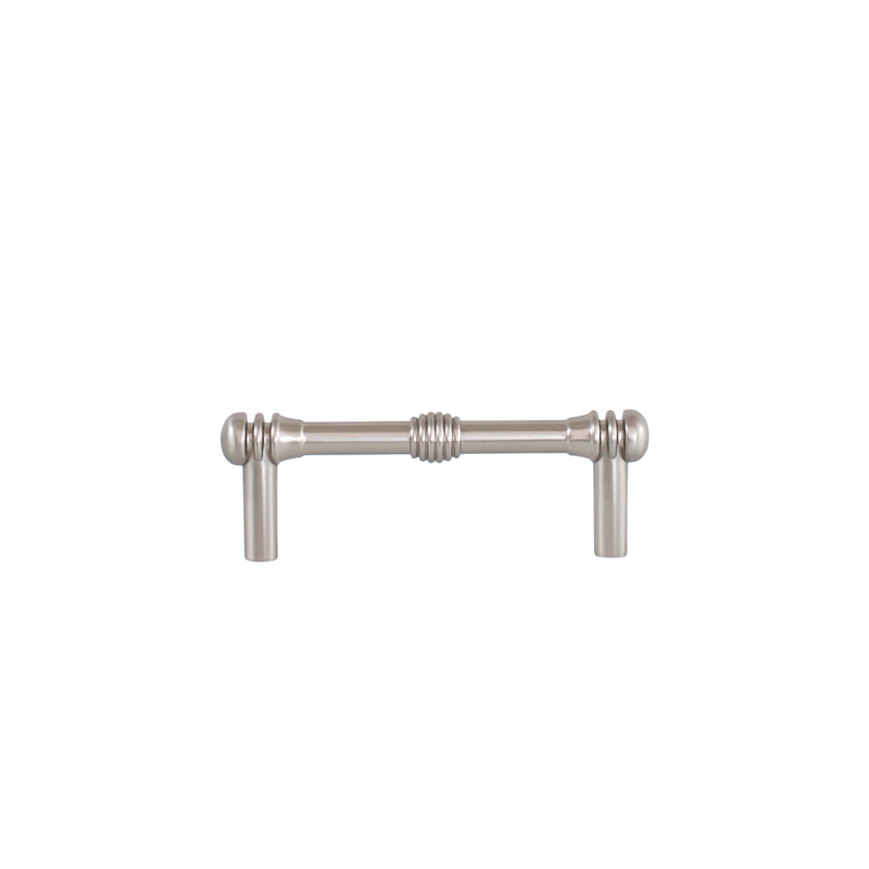 Poignée barre 3 1/4 po Charlotte, Nickel satiné, 3.25"