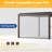 Outdoor LED Stripe Full Aluminum Pergola with Adjustable Louvers and Concealed Water Drainage System-111175483