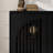 Sideboard Cabinet with 2 Outlet Holes, Buffet Cabinet with Storage, Narrow Side Cabinet for Living Room Entryway Hallway Kitchen-1884465873