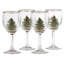 Spode Christmas Tree Wine Glasses 13 Oz