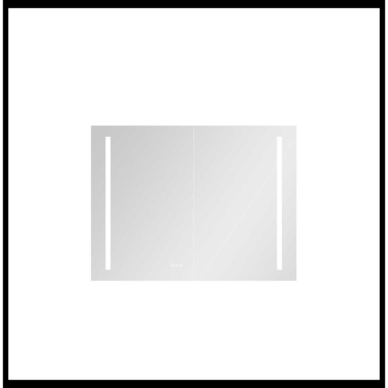 Armoire à pharmacie avec miroir 40 tablettes 30 W Khamille
