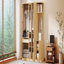 Armoire 4 portes avec tablettes, tiroirs et miroir pleine grandeur-996809880