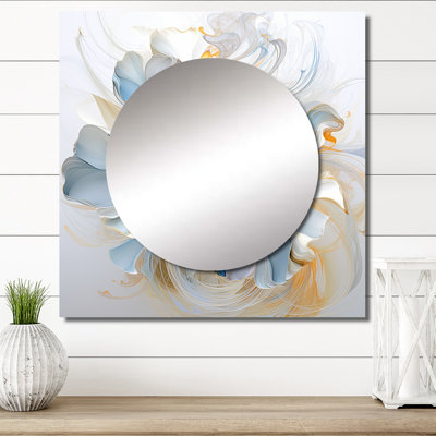 Leven - Flowers Square Mirror For Wall Art Decor