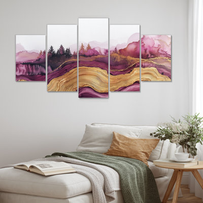 Ensemble de 5 décorations murales - Art mural traditionnel 5 pièces