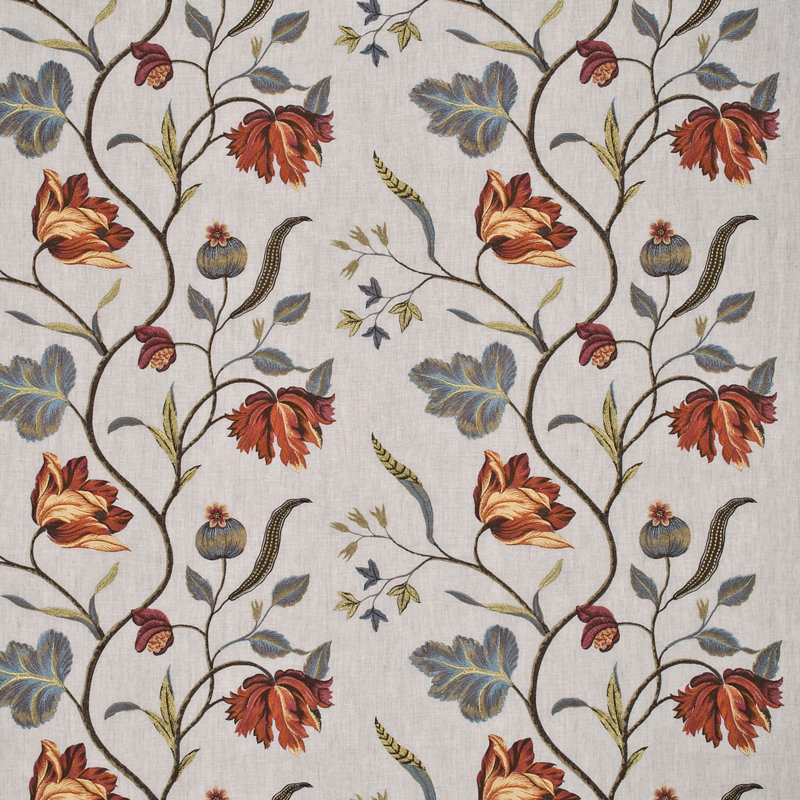 Oleander Tulip Tree Fabric