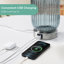 Lampe de table en verre à intensité variable avec base en métal et USB-1310815664