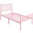 Birmati Metal Platform Bed Minimalist Bed Frame with Headboard and Footboard-308272607-305015262